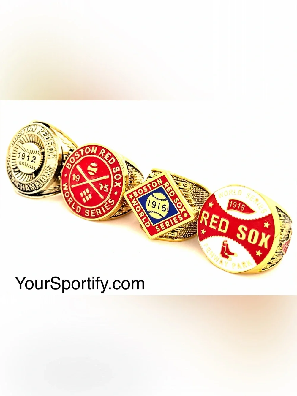 MLB / 1912 1915 1916 1918 Boston Red Sox World Series Championship Rings Set